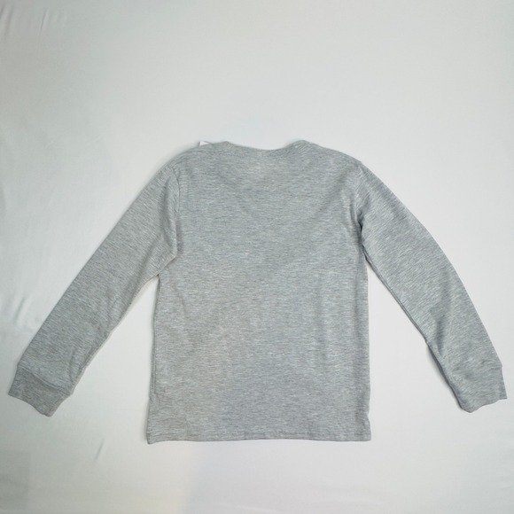 Champion Boys Long Sleeve T-Shirt Grey Collegiate Logo Crew Neck Shirt Size 7 - Picture 4 of 11